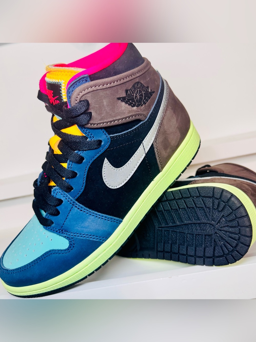 AIR JORDAN 1 HIGH OG “TOKYO BIO HACK” 555088-201 Men’s 7.5 Women’s 9 Clean AF - Picture 11 of 16